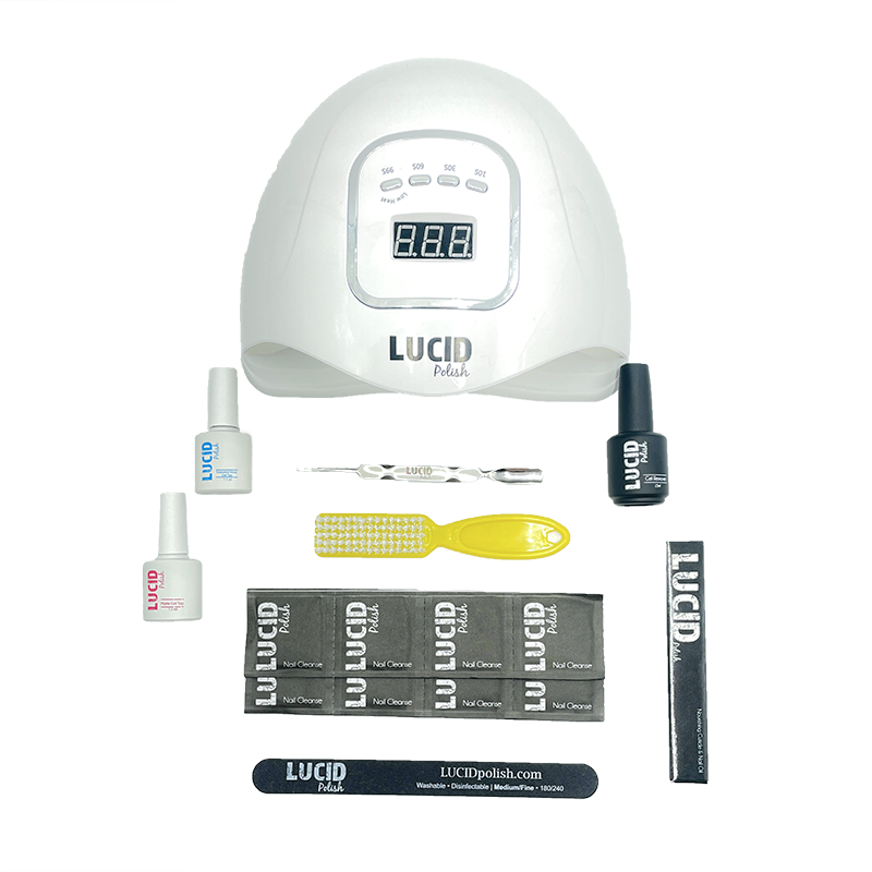 Deluxe LED Mani Pedi Gel Kit (Salon Grade)