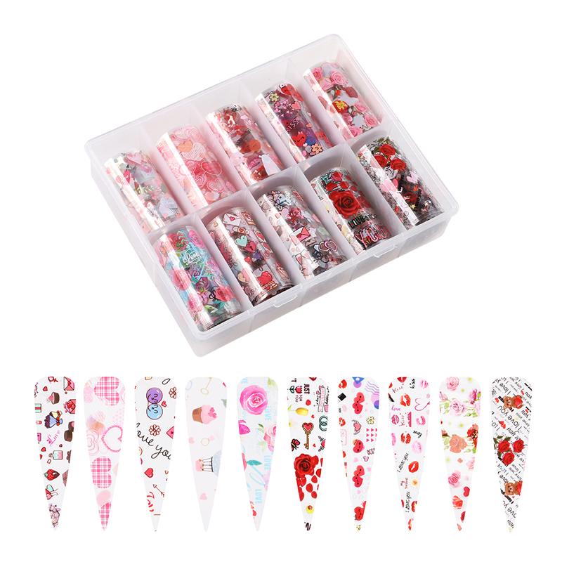 Hearts #52 - Nail Art Transfer Foils