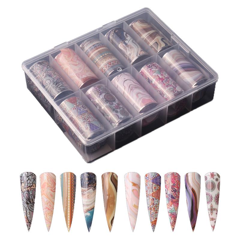 Marbleized #29 - Nail Art Transfer Foils