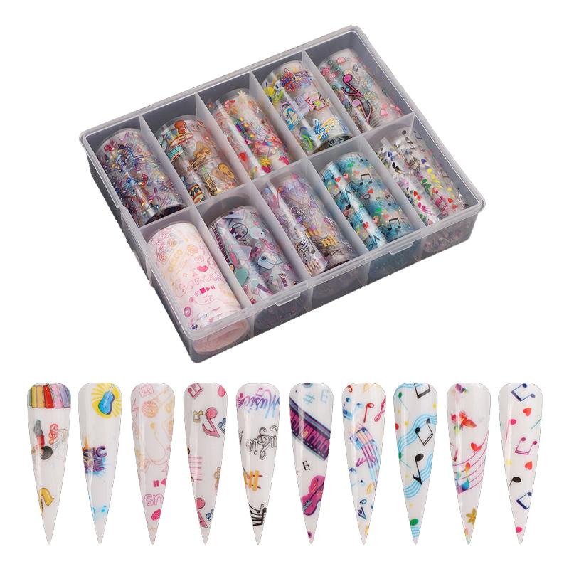 Turn Up The Tunes #43 - Nail Art Transfer Foils