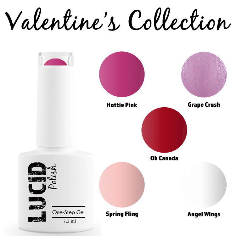 Valentine's Collection Gel Polish Bundle (5 Pack)
